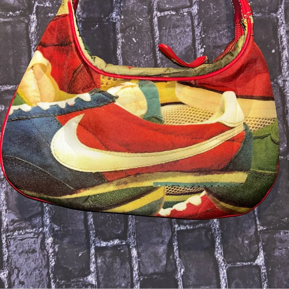VTG NIKE Cortez Baguette Women’s  Shoulder Bag Y2K Retro Nostalgic Streetwear